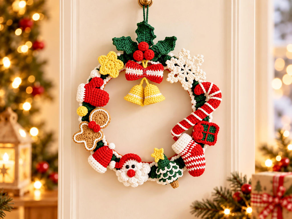 Christmas Wreath Crochet Pattern