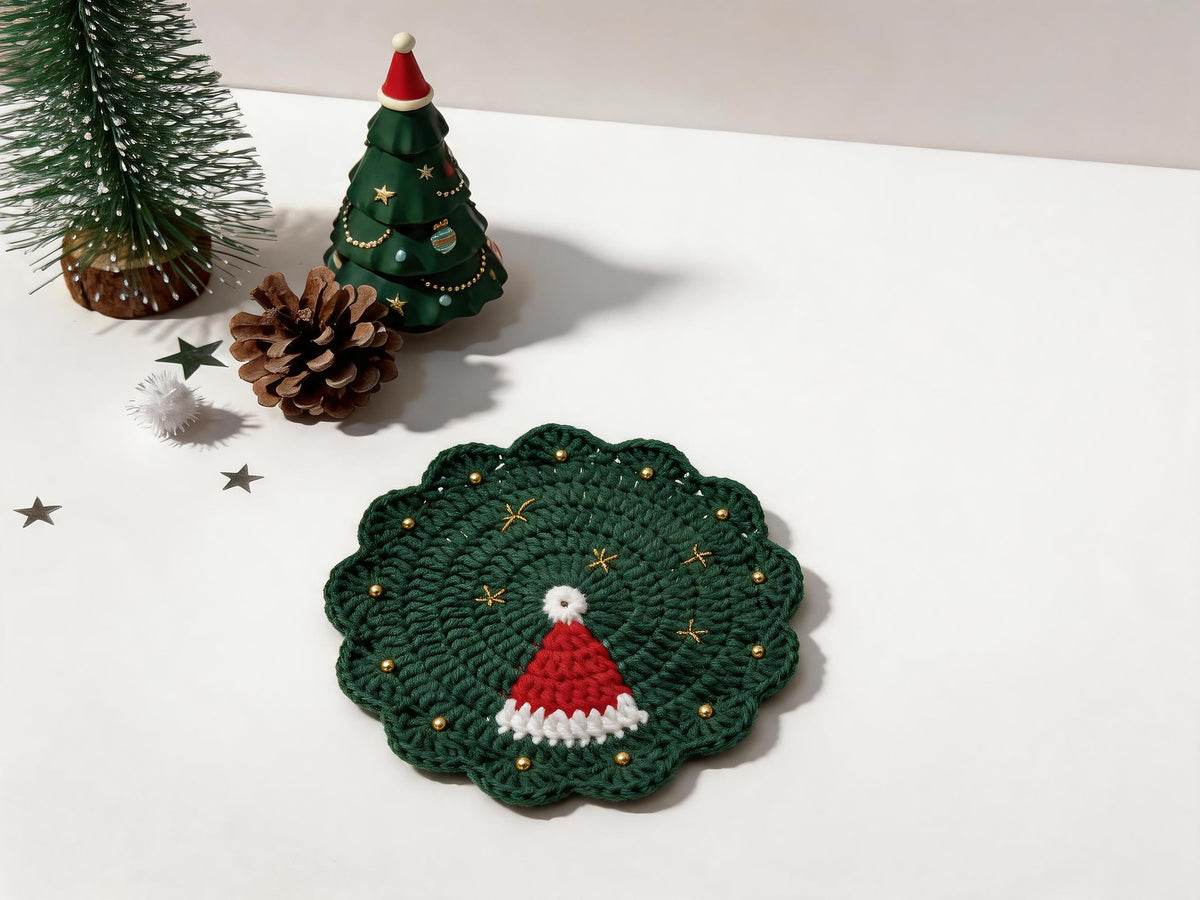 Christmas Coaster Crochet Pattern