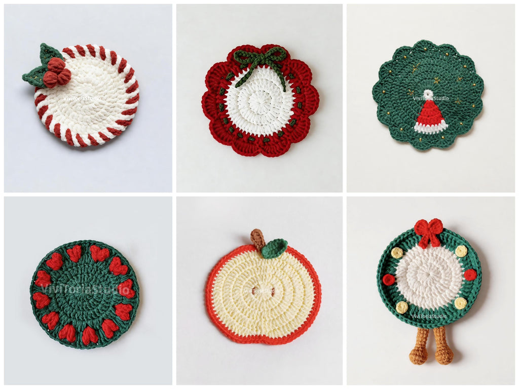 Christmas Coaster Crochet Pattern