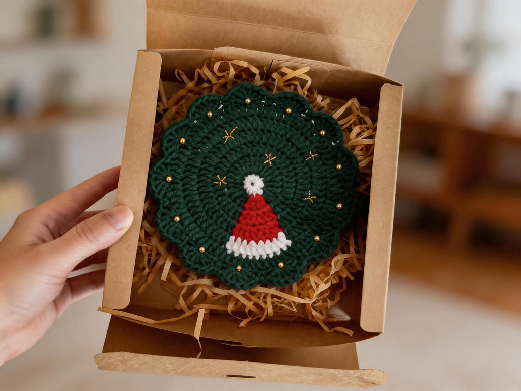 Christmas Coaster Crochet Pattern