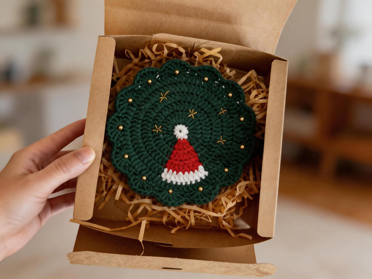 Christmas Coaster Crochet Pattern