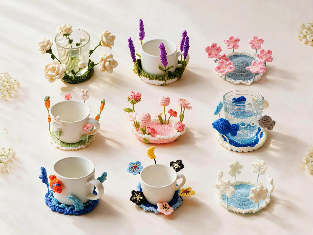 9-in-1 Pop-Up Coaster Crochet Pattern