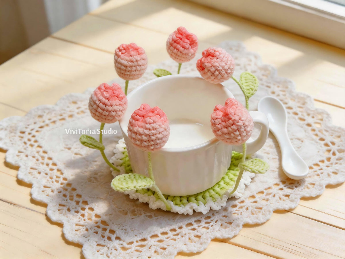 6-in-1 Blooming Flower Coaster Crochet Pattern