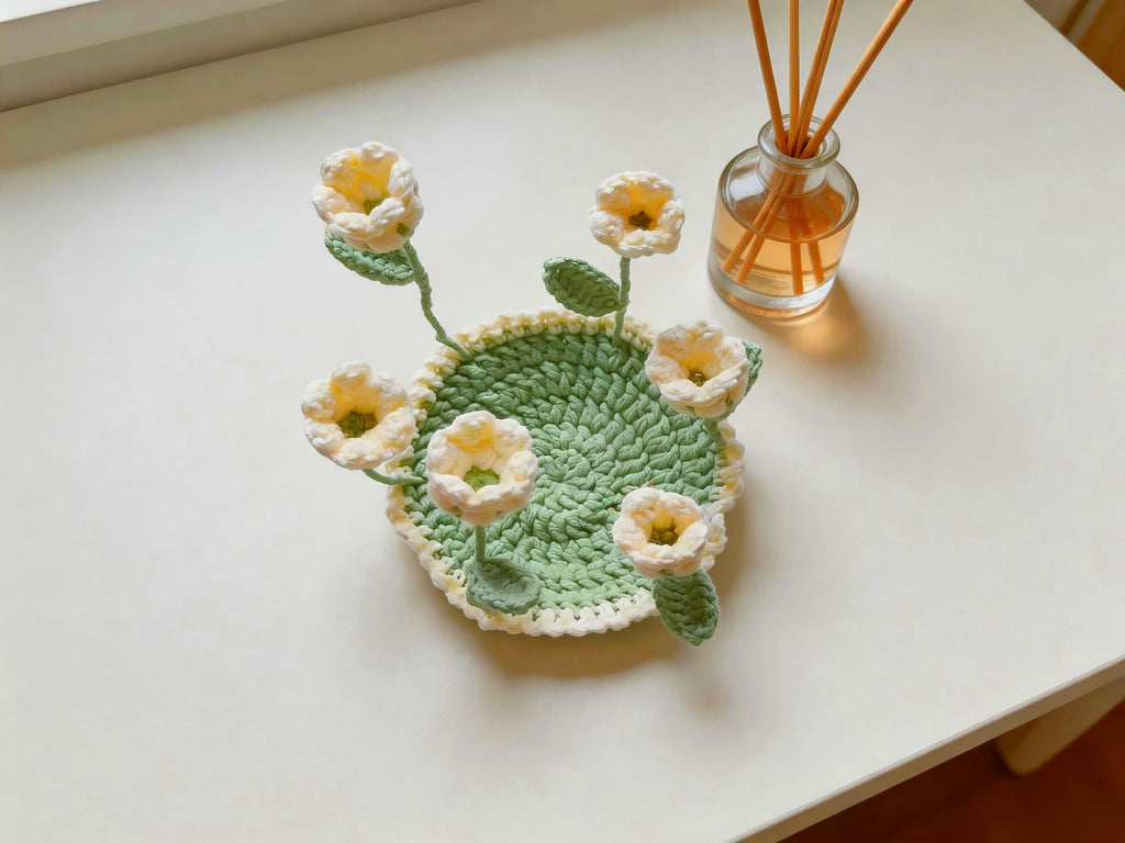 11-in-1 Popping Flower Coaster Crochet Pattern
