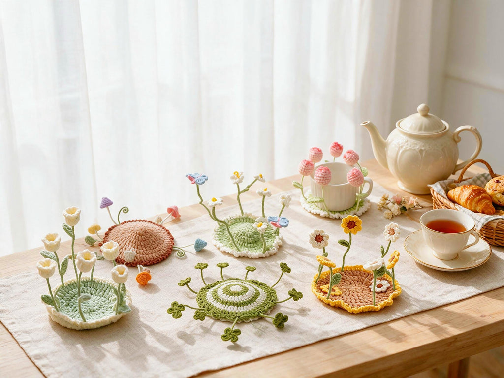 11-in-1 Popping Flower Coaster Crochet Pattern